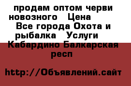 продам оптом черви новозного › Цена ­ 600 - Все города Охота и рыбалка » Услуги   . Кабардино-Балкарская респ.